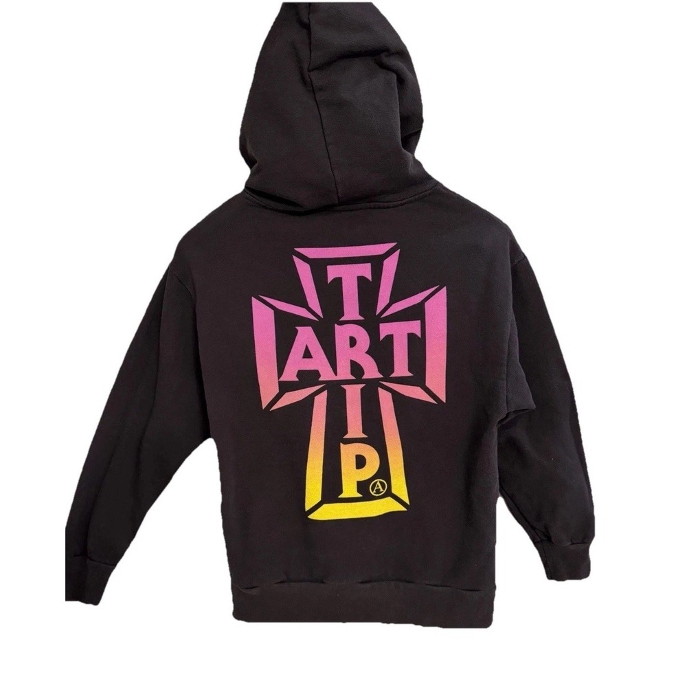Aries X Vans Vault Hoodie Trip Art XS Womens Black Sweatshirt Collab